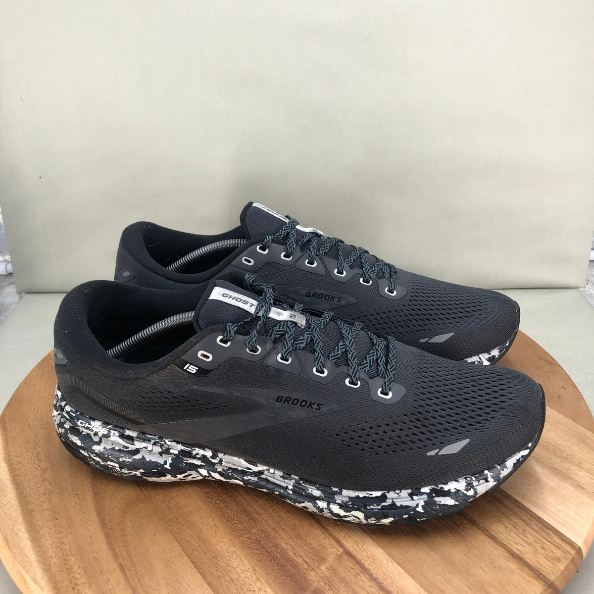 Brooks Ghost 15 White Black for sale | eBay