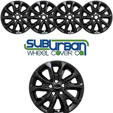 2018-2021 Chevrolet Equinox 17" Gloss Black Wheel Skins # IMP-409BLK NEW SET/4