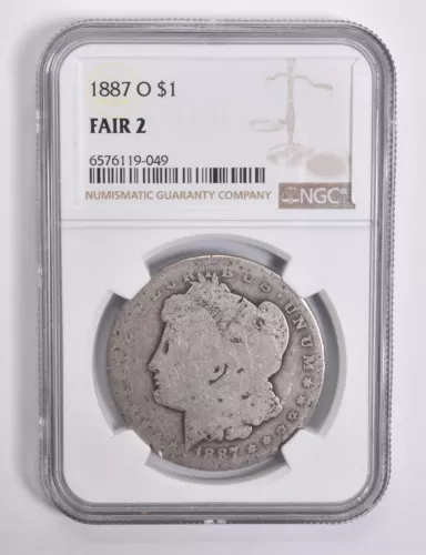 FAIR 2 1887-O Morgan Silver Dollar NGC Lowball Low Ball *4553