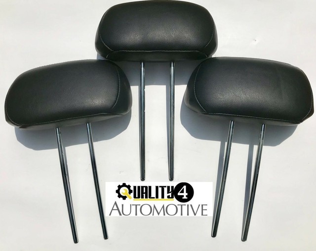 20032008 HONDA PILOT 20012006 ACURA MDX BLACK LEATHER HEADRESTS BACK