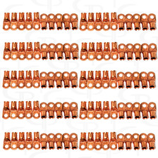 100 1/0 AWG GAUGE Copper Lugs MADE IN THE USA UL Listed Ring Terminals