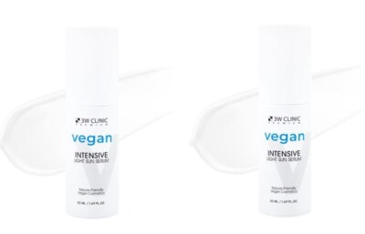 3W CLINIC Premium Vegan Intensive Light Sun Serum SPF50+ PA+++ | Lightweight Veg