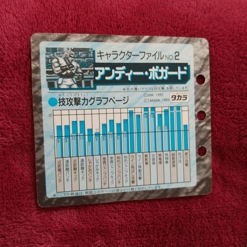 Fatal Fury trading card Lot 27 set retro rare SNK NeoGoe Terry capcom Japan m584 - Picture 13 of 19