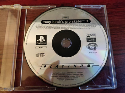 Tony Hawk's Pro Skater 3 - Sony Playstation 1 NUR CD DISK | Platinum