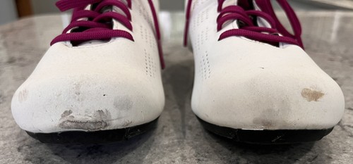 Giro Empire Women’s ACC Lace Up Cycling Shoes In White + Cleats & Fittings UK 7 - Imagen 5 de 19