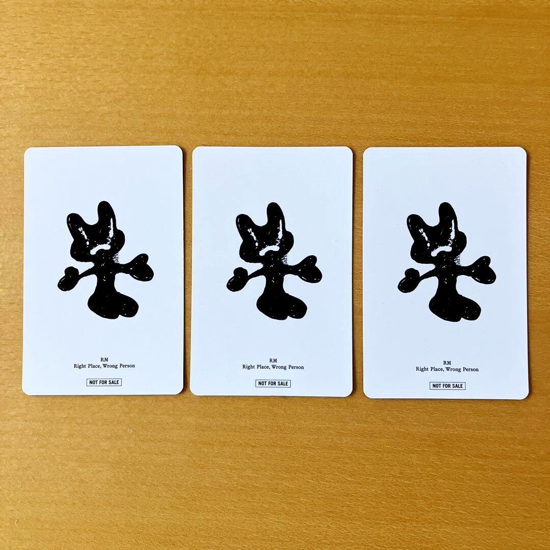 BTS RM Right Place, Wrong Person Universal JAPAN Lucky Draw