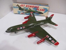 US AIR FORCE KC-135- FRICTION- ALL METAL-N MINT IN BOX- WORKS- JAPAN