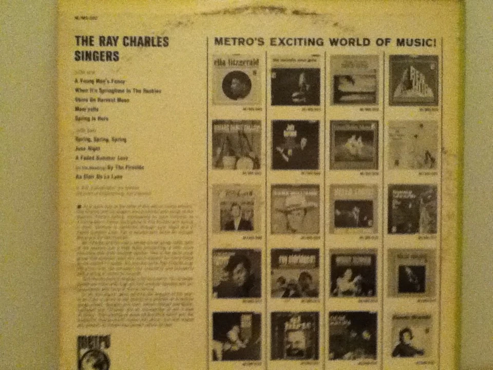 RAY CHARLES SINGERS          LP      RAY  CHARLES SINGERS - Image 2 of 4