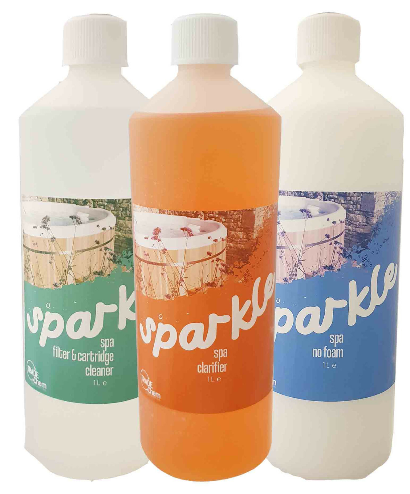 Hot Tub Scale Remover & Inhibitor DeScaler Spa Scale Doctor 1L Sparkle