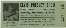 1  ELVIS PRESLEY UNUSED FULL CONCERT TICKET  1956 Troy, Ohio  reprint  green
