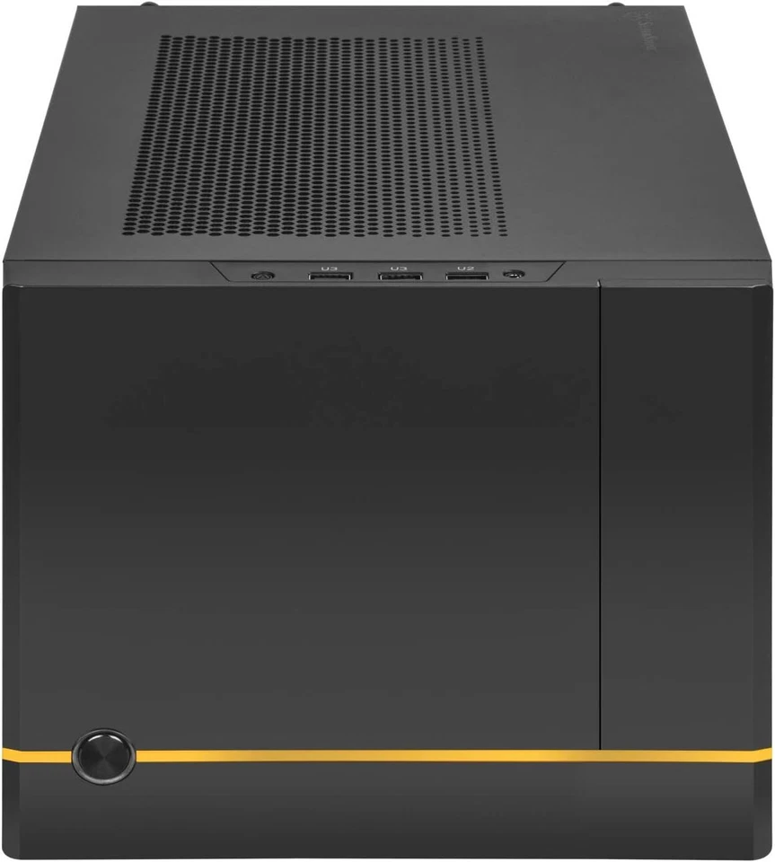 Black Mini Itx Computer Chassis Supports 3 Full Length Graphics Cards 240Mm R... - Image 2 of 4