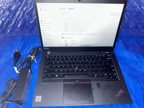 Lenovo ThinkPad T14 Gen1 Intel Core i7-10510U 14" Laptop 16GB RAM 512GB WIN 11 - Photo 1/7