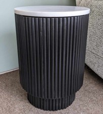 Corndell Lucas 6313 Round Side Table - Solid Mango & Marble - Perfect A1 New