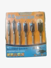 Spyder Stinger Spade Bit Kit 6 PC Non-Clogging Auto-Feed Tip 11002