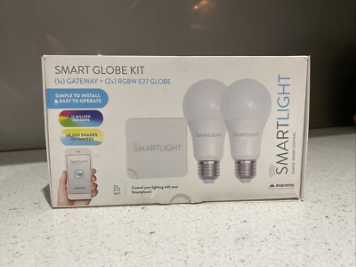 Mercator Smart Globe Kit, Gateway + 2x LED Smart Globes Light RGB E27 Dimmable