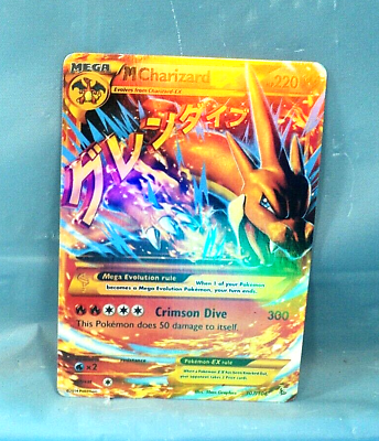  Pokemon - Mega-Charizard-EX (107) - XY Flashfire - Holo : Toys  & Games