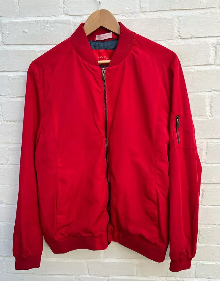 Giacca rossa uomo best sale zara