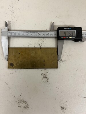 Brass Flat Bar Stock 1/8'' x 2'' x 4.76''  Metal working, Crafts
