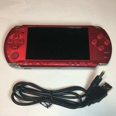 Official Sony Rare PSP 3000 RR Radiant Red Discontinued product  