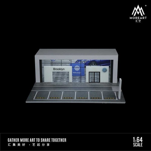 1/64 Diorama Garage Model LED Lighting Car Showroom Model Display Case Gift US - Picture 91 of 141