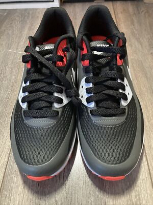 Nike Air Max 90 Golf Black Infrared Size 5.5 Sneakers Shoes