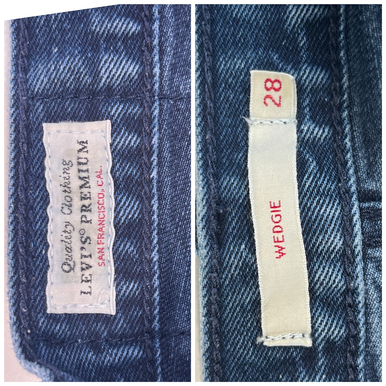 Levi's Blue Button Fly Intergalactic Wash Straigh… - image 9