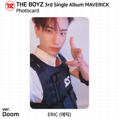 The Boyz 3rd Single Album Maverick Official Photocard Poster Eric