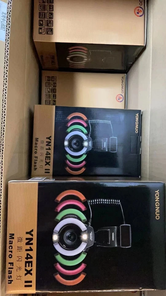 YONGNUO YN14EX II YN24EX Macro Ring Flash Light TTL Led Speedlite fr Canon Sony  - Image 3 of 4