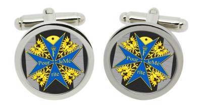 Pour Le Mérite (Blue Max) Manschettenknöpfe In Chrombox