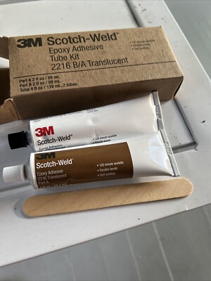 3-M Scotch-Weld Two Part Epoxy Adhesive 2216 B / A ''Translucent''  Kit Brand New
