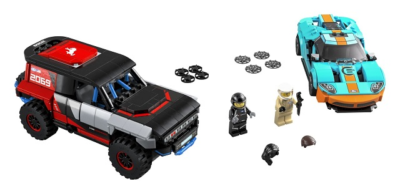 New LEGO 76905 SPEED CHAMPIONS Ford GT Heritage Edition and Bronco