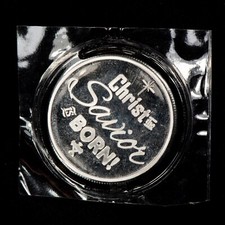 1 oz Silver Christmas Art Round - 2016 Christ The Savior is Born - SKU-F8655 85.05 per troy oz