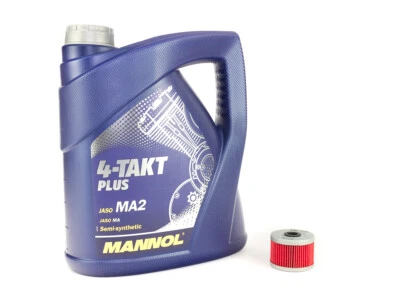 Aceite de Motor Filtro KN112 Kit SAE 10W-40 4 Litro para Honda Fmx NX Kawasaki - Imagen 1 de 3