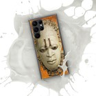 African Queen Mother Benin Rust Background Samsung Case
