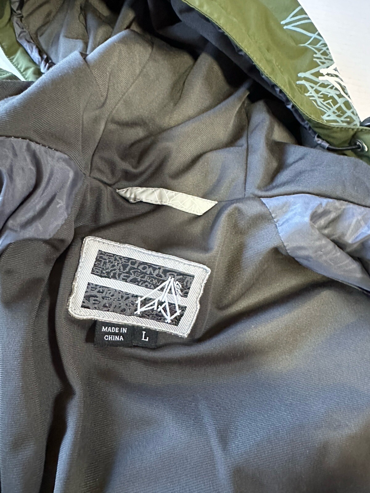 Section Men Jacket Large Green Gray Snowboard Ful… - image 7