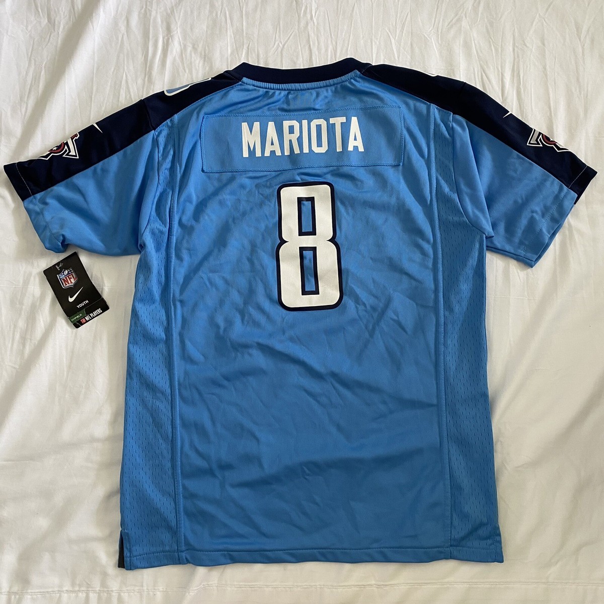 Nike Tennessee Titans Football Jersey Marcus Mariota #8 Youth Size