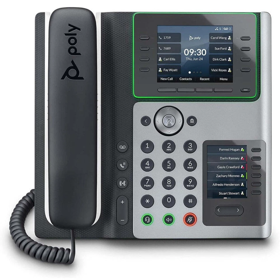 Poly Edge E450 IP Phone (2200-87030-025, 82M90AA) - New w/1-Year Warranty - Image 3 of 4