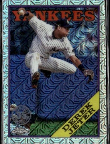 2023 Topps #2T88C-13 Derek Jeter 1988 Chrome Silver Pack (Series Two)