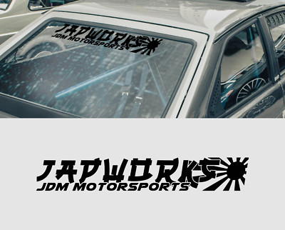 JapWorks Vinyl Aufkleber Auto Heckscheibe Sticker