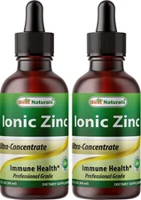 2 Pack Best Naturals Ionic Liquid Zinc - Immune Support - 2 OZ (60ml)