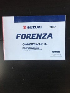 2007 Suzuki Forenza Owners Manual Oem Free Shipping Ebay