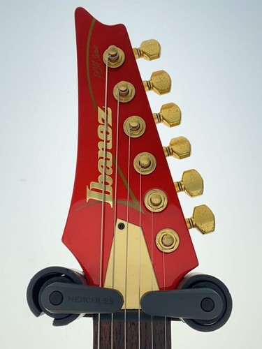 Ibanez PGM500 1994 rosso metallizzato usato? Paul Gilbert 3,3 kg Made in Japan con scatola originale - Foto 3 di 9
