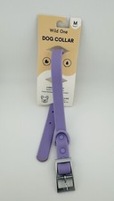 Wild One Waterproof Dog Collar Medium Lilac 12-15 In Nylon