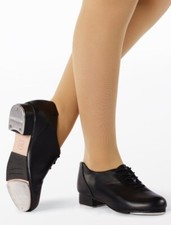 Weissman Leather Lace Up Tap Shoes Size 10.5 AM