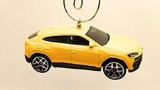 2017 for Lamborghini Urus Christmas Ornament 1:64 Yellow
