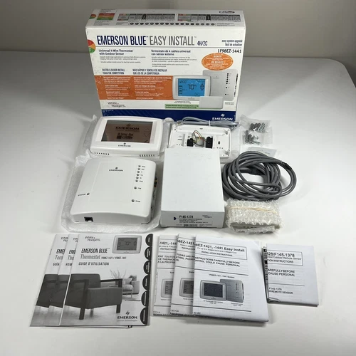 Emerson Digital Touchscreen Thermostat w/ Outdoor Sensor & Control Module NEW