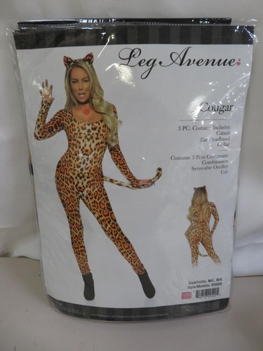 Leg Avenue Puma 3-teiliges Halloween Kostüm Leopard Katze Größe M/L - Bild 2 von 3