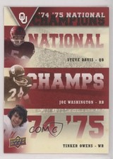 2011 University of Oklahoma Steve Davis Joe Washington Tinker Owens #NCT-DWO a8a