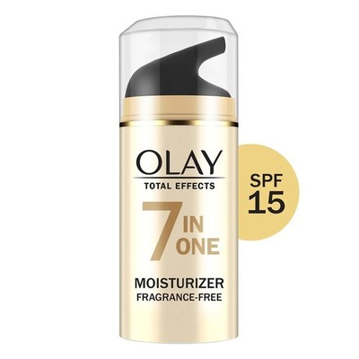 Olay Total Effects 7-in-1 Anti-Aging Moisturizer SPF 15 Fragrance Free 3.4 fl oz