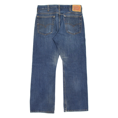 LEVI'S 517 Jeans Mens Blue Regular Bootcut Stone Wash W33 L30 - Picture 3 of 6